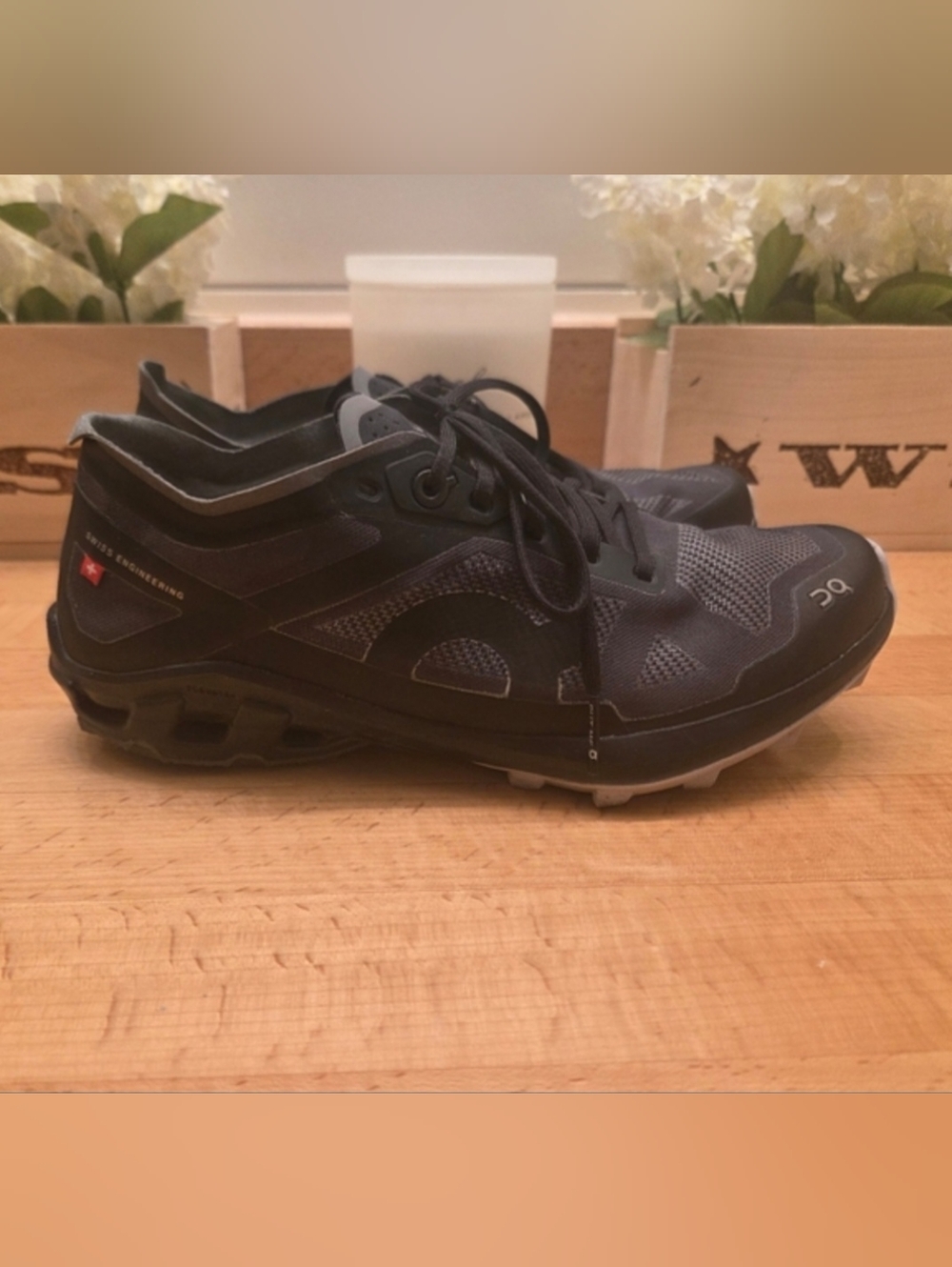 On Cloudventure Peak 3 Black Glacier Women's 6.5 Trail Running Shoes